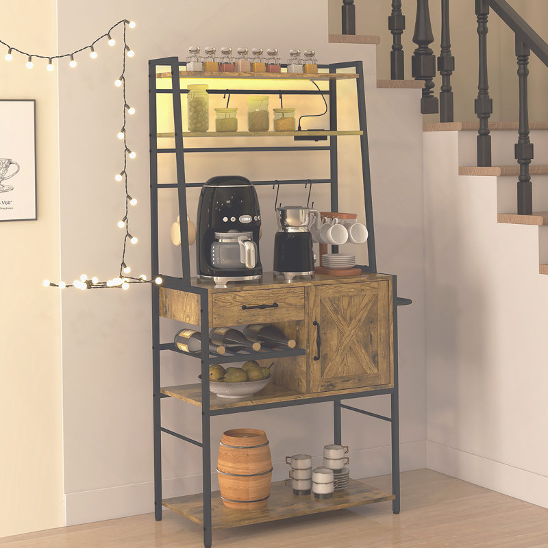Armoire d'appoint avec tiroir, Brun