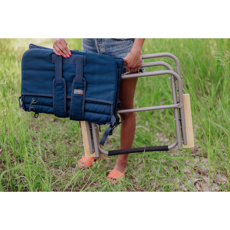 Descanso Padded Beach Chair with Removable Washable Cover Lethel, Navy