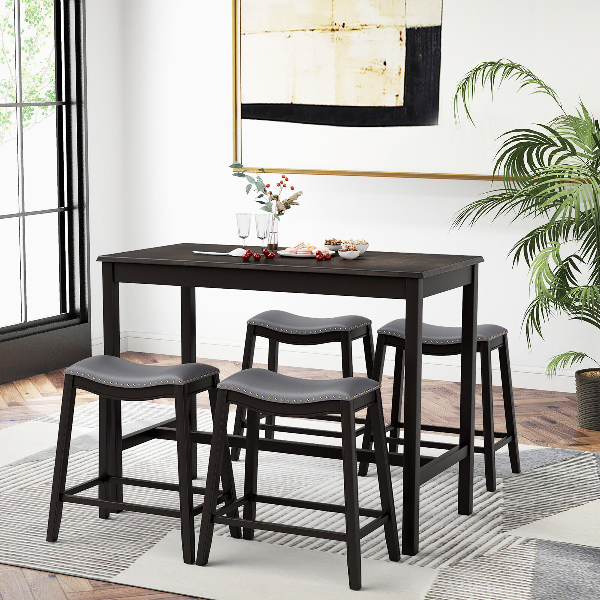 Winston Porter 5 Piece Dining Set Wayfair
