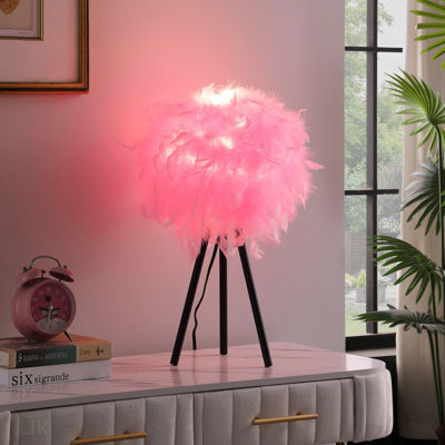 Lampe trépied en métal