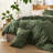Bedsure Linen Cotton Blend Duvet Cover, PureWoven Cooling & Breathable Bedding Set for Hot Sleepers (Set of 3)-109911415-125353049