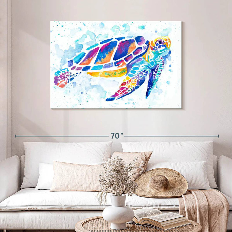 Tortue de mer Brampt, H 30 po x l 45 po