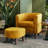 Torrence Upholstered Barrel Chair with Ottoman-975096845