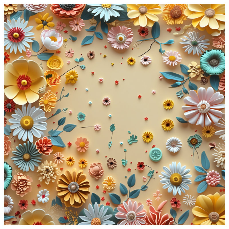 Édredon en papier Bohème Boho, Lit simple