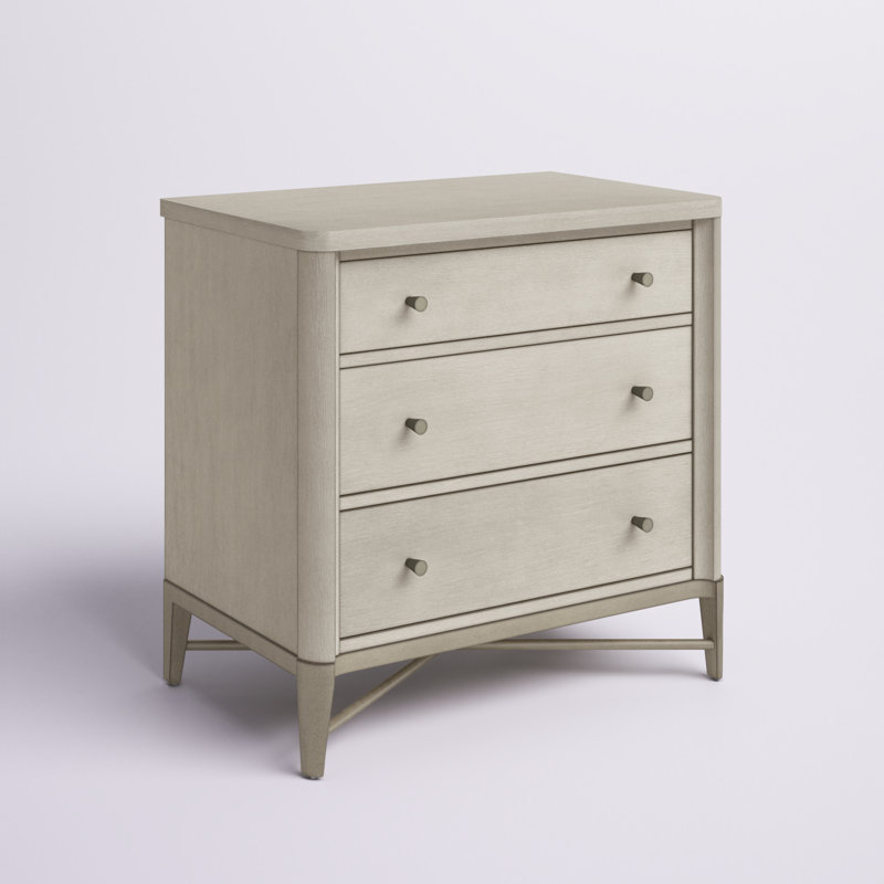 Cathie 31'' W Solid Wood Nightstand