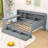 3 Drawers Wood Daybed with Built-in-Desk-1327257684-1327257686