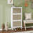 Shoe Storage Cabinets | 3-Door Freestanding Engineered Rattan Entryway Shoe Organizer | off-white | Particle Board-2086957844