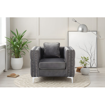 Chaise en velours Lyon