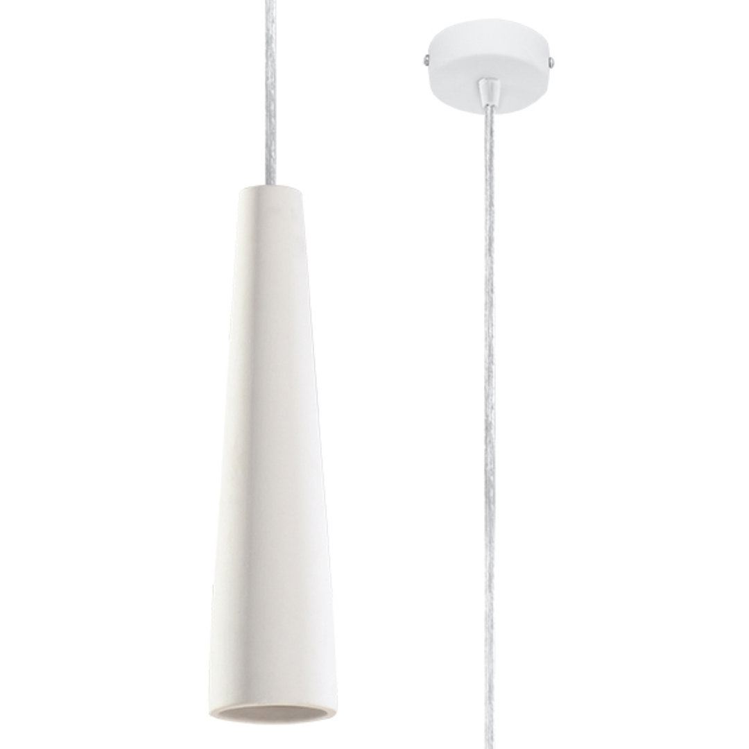 B&Q -  Luminosa Electra Slim Ceramic Pendant Light White Gu10 - Image 4