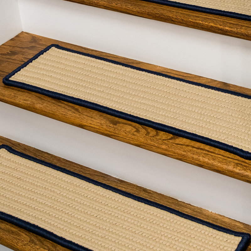 Tapis d'escalier Morganza Seville, Bleu marine