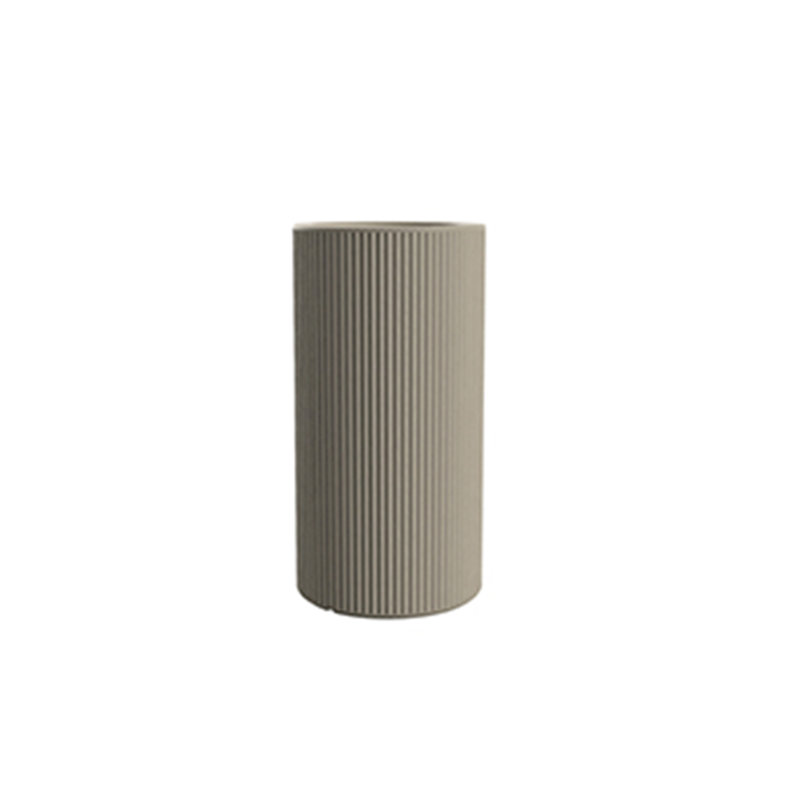 Jardinière ronde Gatsby Basic par Ramón Esteve, H 35,5 po x l 19,75 po x P 19,75 po, Créma