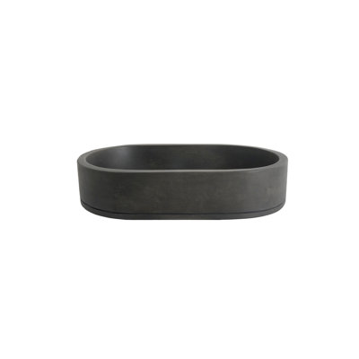 Barclay Uri 22.75'' Concrete Oval Bathroom Sink