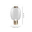 Riflesso Table Lamp 2 Crystal Transparent Matt Gold 3 L2405 Ul-1061004417-1061004419