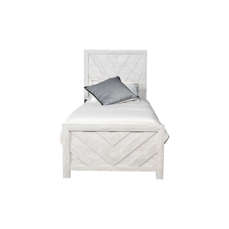 Lit simple gris Modern