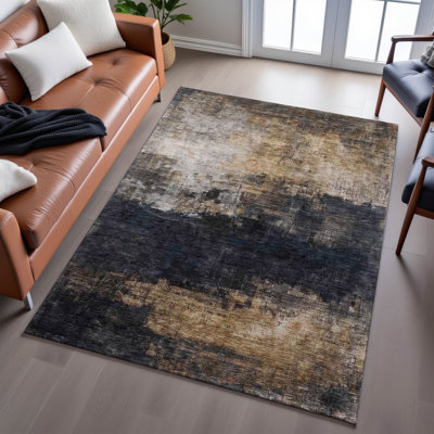 Premium Machine Washable Jessie AMF1209 Abstract Rug