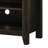 Dark Oak Finish Tv Stand With Adjustable Open Shelves And Cable Management For 50-59" Tvs 58" In Dusty Shelf Leadership 59"