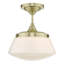 Justyn Glass Semi Flush Mount
