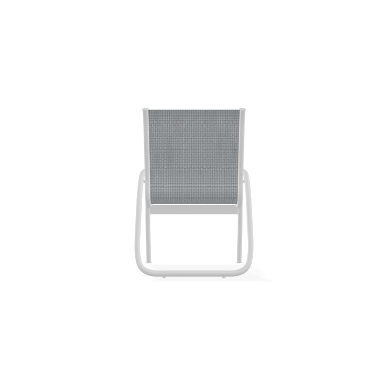 Fauteuil de patio Gardenella, Blanc texturé, Rocher