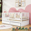 Lit de rangement en bois avec garde-corps et 2 tiroirs-93548539-93548536
