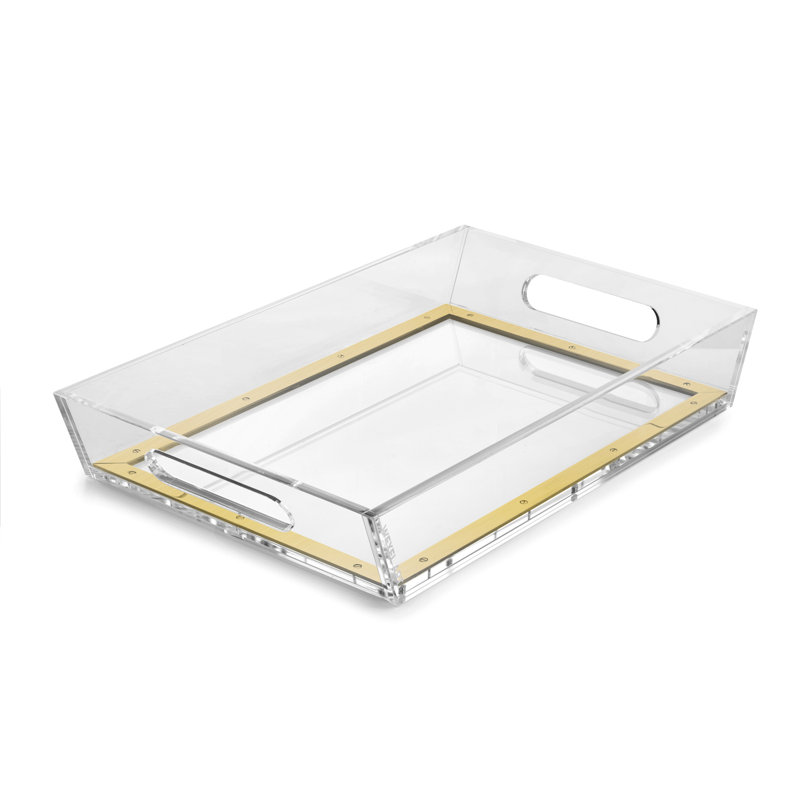 Wexel Art Gold Changeable Tray, Clear Gold