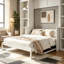 Grand lit escamotable avec bureau et tablettes-309815764