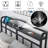 Metal Bed Frame 14 Inch With Headboard & Charging Station Galaxy Aurora Projector-1115613045