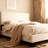 Linen Upholstered Platform Bed-516494936