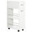 3- Tier Slim Storage Cart, Rolling Narrow Kitchen Cart On Wheels For Small Place, Slide Out Side Utility Cart