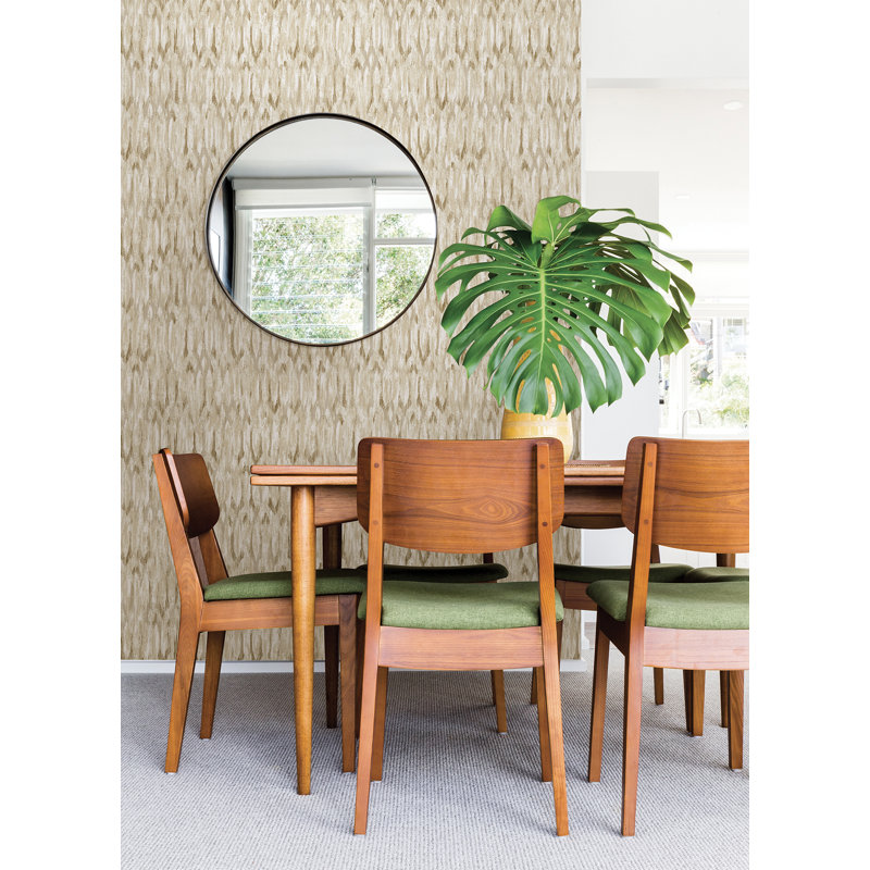 Kintana Metallic Wallpaper Roll, White