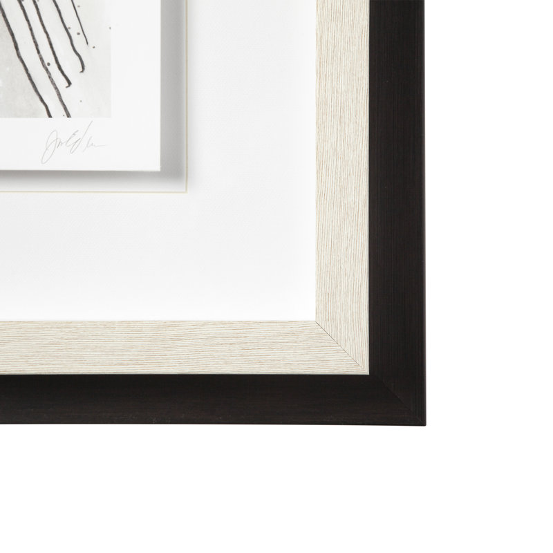Custom Abstract Logic III by June Vess a Framed Art Print Matted under Glass