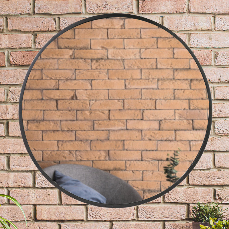 Saragossa Metal Round Wall Mirror