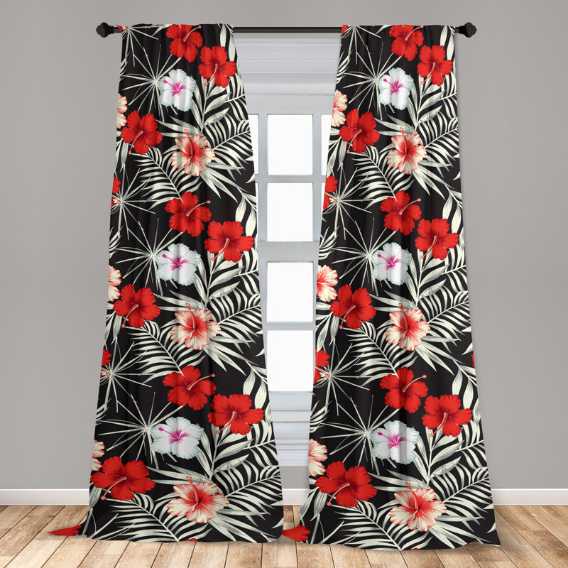 Semi Sheer Sliding Panel Pair, 28" W x 95" L