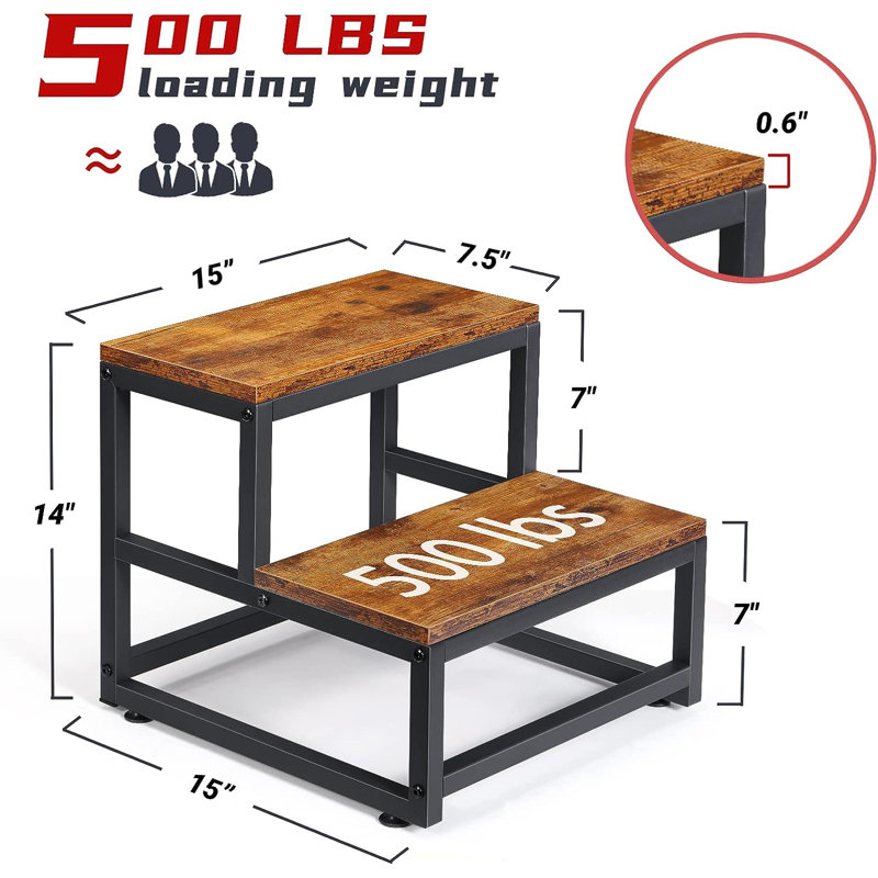 Blairsville 2 - Step Stool, Brown