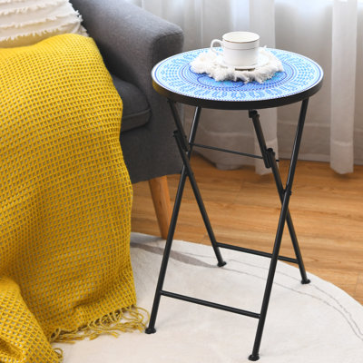 Vidar 36 cm L Circular Folding Table