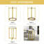 Ensemble de 2 tables d'appoint de table d'appoint 2 pièces de 16 pouces Modern Modern-1446358073