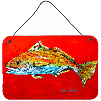 « fish red fish red head » par martin welch, reproduction de peinture sur plaque