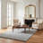 Guros Collection Grey / White Geometric Indoor Outdoor Runner Rug-578850192