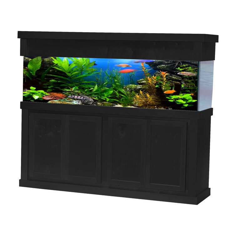 Tucker Murphy Pet™ Hardie All Wood Rectangle Aquarium Cabinet and