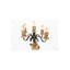 Lampe candélabre sur pied H 24 po