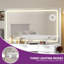 Annsley 11-Drawer Dressing Table with Mirror，Makeup Vanity Desk with LED Lighted Mirror