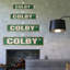Plaque de rue Colby en plastique robuste 6 po x 24 po