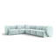 6 Seater Velvet Sofa & Chaise-625247974-625247995