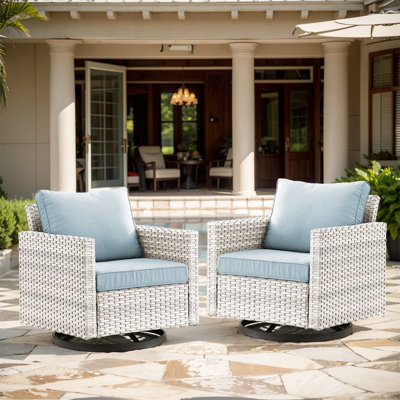 Ingvald Outdoor Swivel Lounge Chair