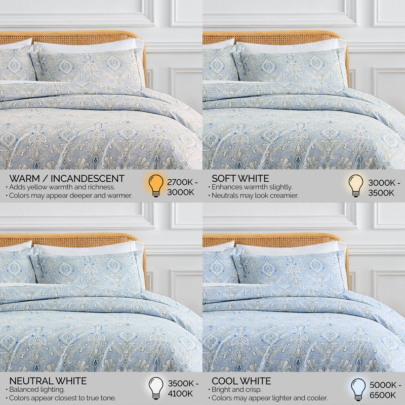 Grace Duvet Cover Set, King Duvet Cover + 2 King Shams