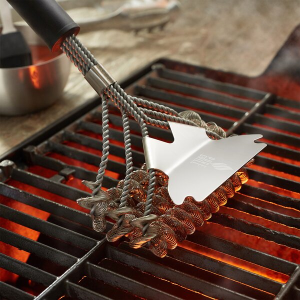 21St Century Product B65A4 Bbq Grill Brush with Scraper - 8 in., 1 - Fry's  Food Stores