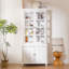 Vitrine 77,5 po H avec rangement