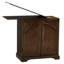  Rustic Hardwood Wine Console