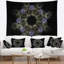 Tapisserie mauve à motif floral-28486274