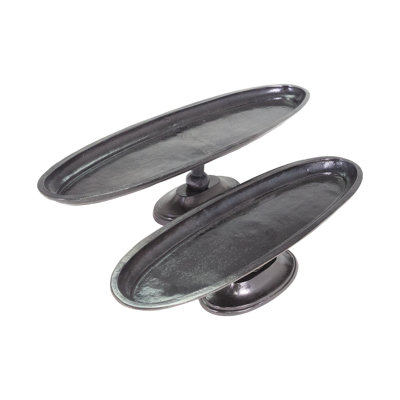 Serigo Metal Tray - Set of 2