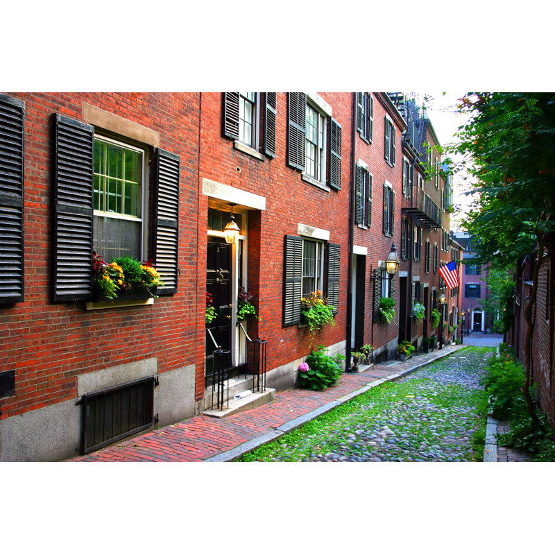 Beacon Hill, Boston by Coleong - Wrapped Canvas Print, 61cm H x 91cm W
